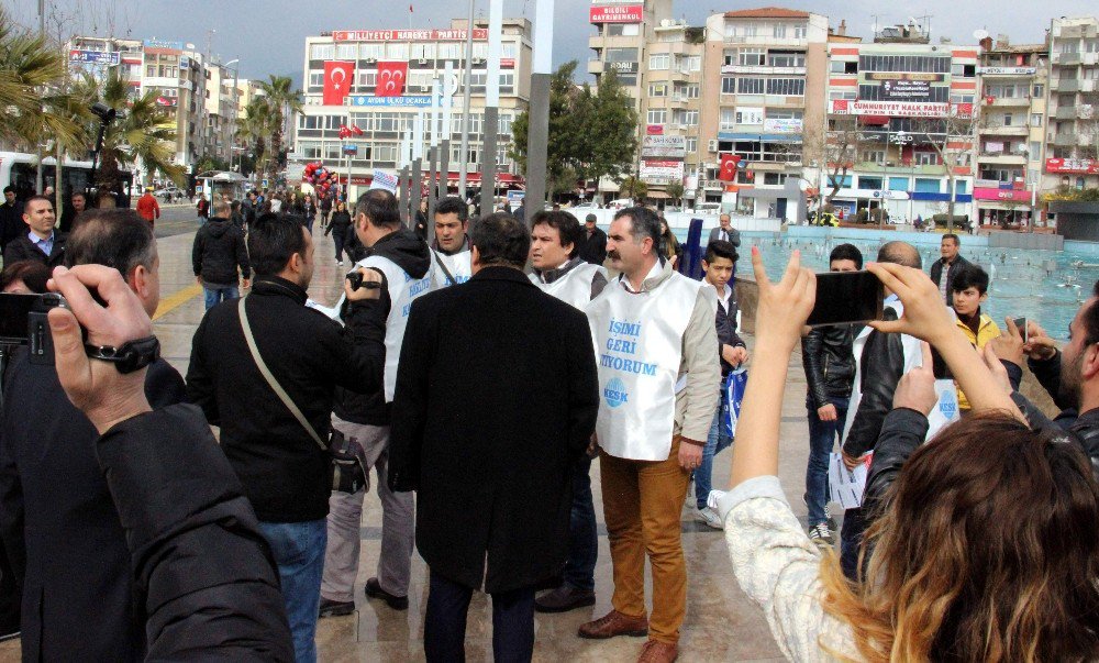 Aydın’da Eğitim-sen Eylemine Polis Gözaltıya Devam Ediyor