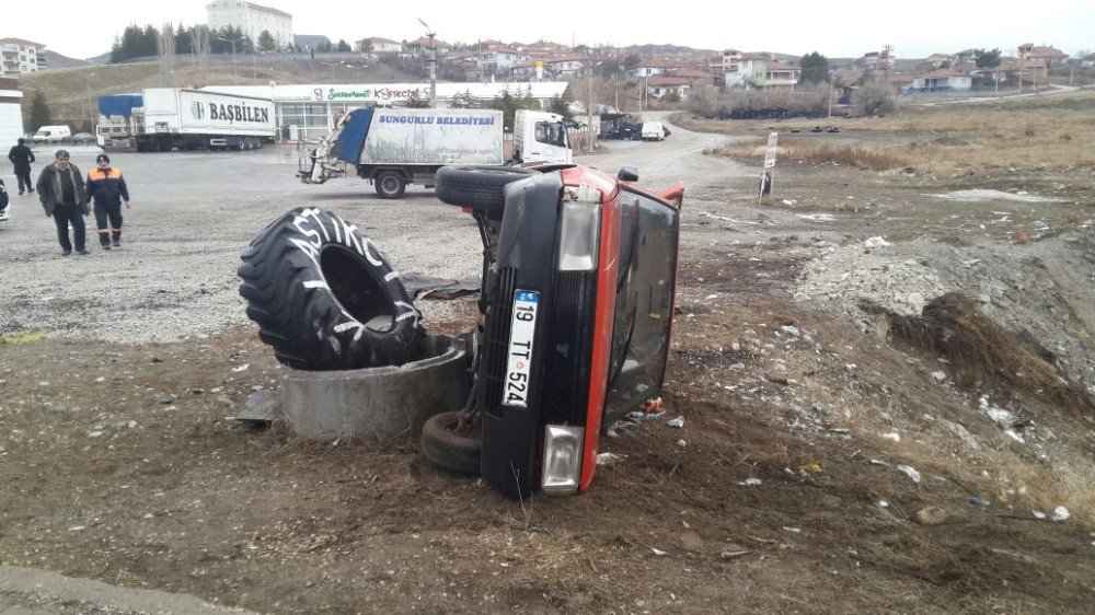 Sungurlu’da Trafik Kazası