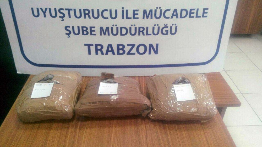 Trabzon’da Uyuşturucu Operasyonu