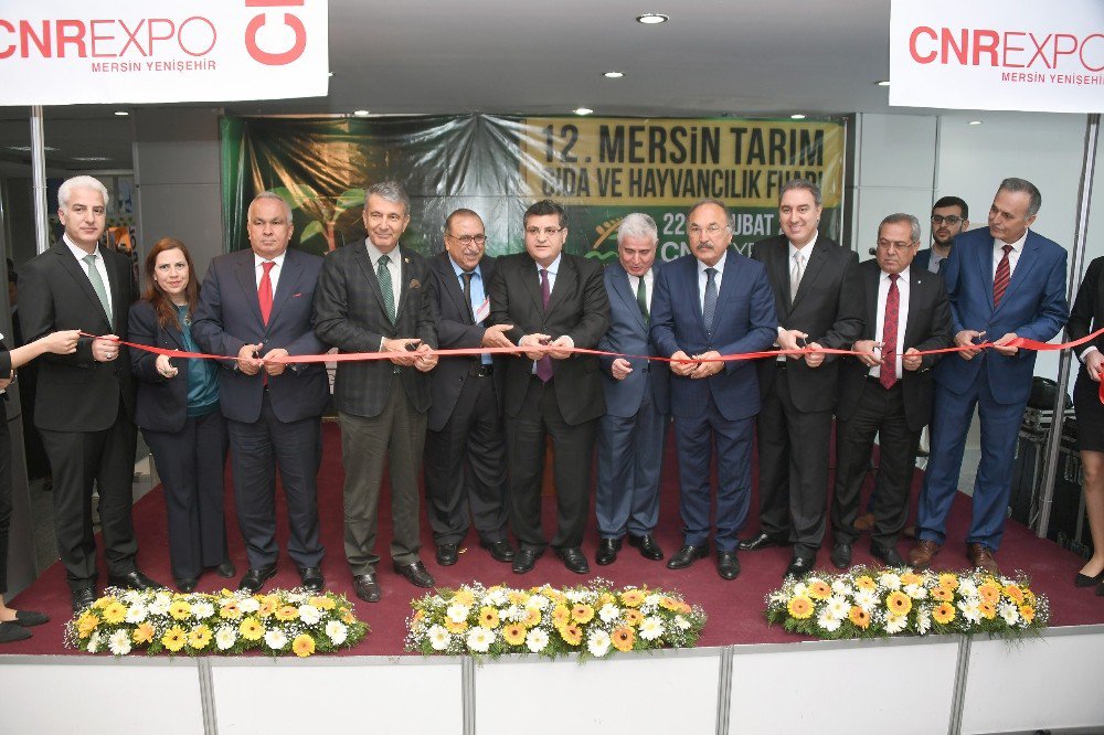 12. Mersin Tarım, Gıda Ve Hayvancılık Fuarı Açıldı