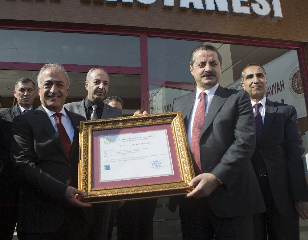 Gıda Tarım Ve Hayvancılık Bakanı Faruk Çelik, Hayvan Hastanesi’nin Açılışını Yaptı