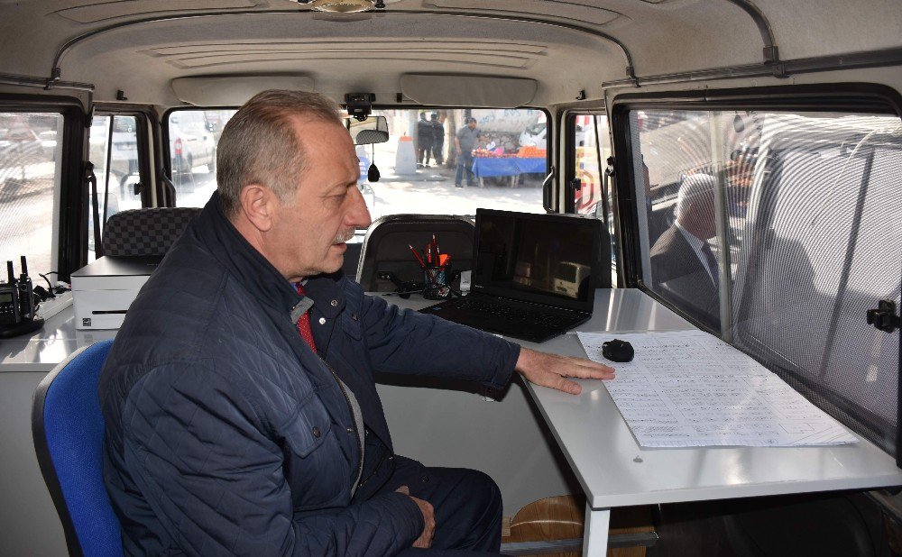 Başkan Atabay, Mobil Zabıta Aracını Tanıttı