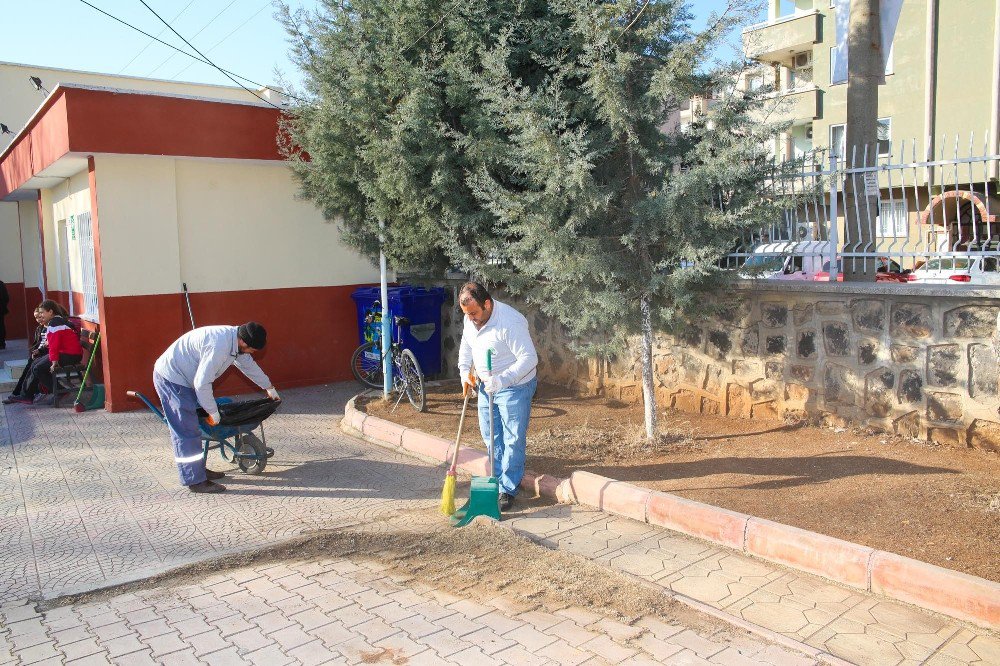 Şehitkamilde Okullarda Temizlik Seferberliği