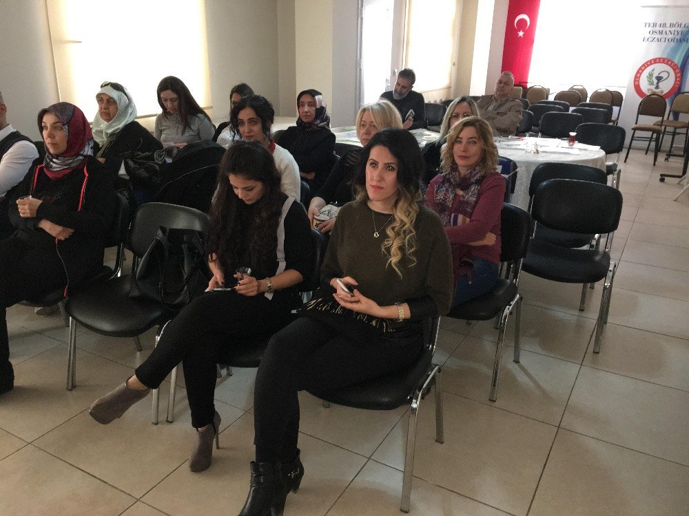 Osmaniye Eczacılar Odası’na Sağlıklı Beslenme Semineri