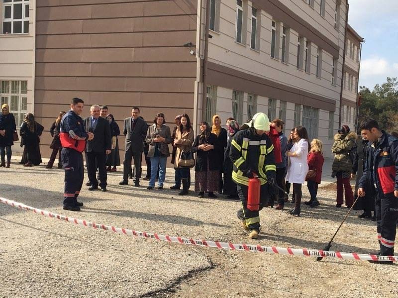 Halk Eğitim Merkezinde Tatbikat