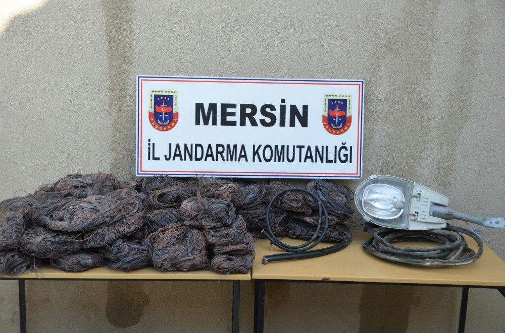 Mersin’de Kablo Hırsızlığı