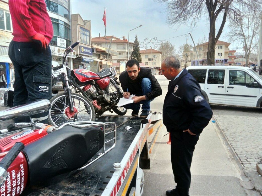 Gölbaşı İlçesinde Motosiklet Uygulamaları Sıklaştırıldı