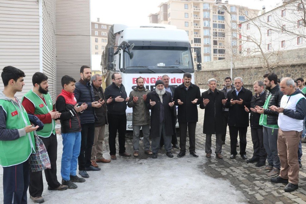 Bingöl’den Halep’e Yardım