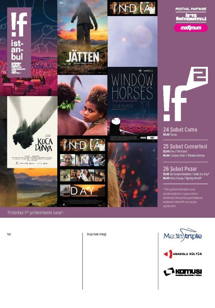 !F İstanbul Bağımsız Filmler Festivali