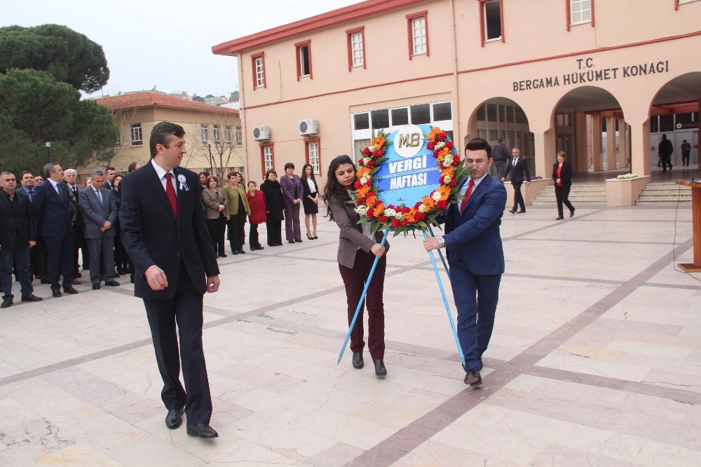 Vergi Haftası Bergama’da Törenle Kutlandı