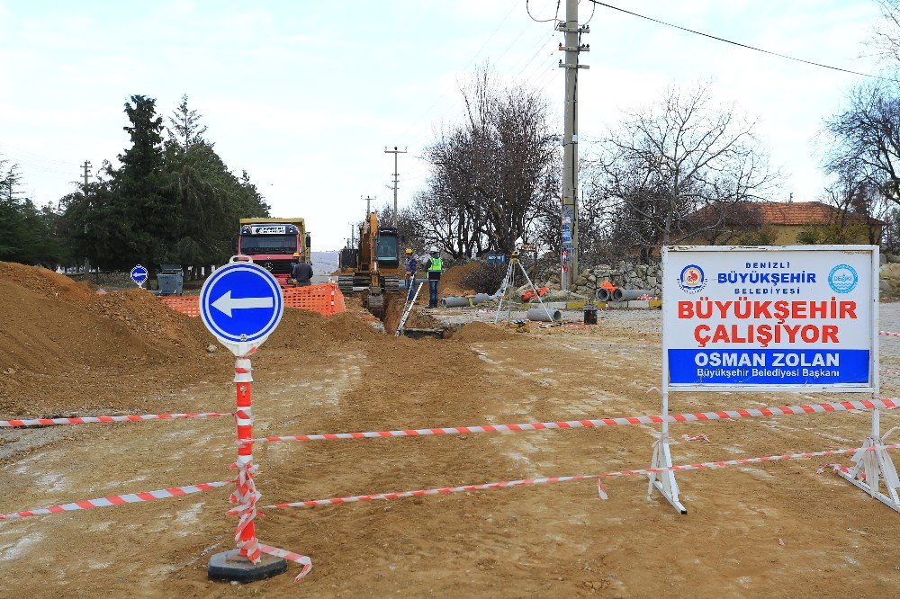 Büyükşehir’den Çivril’de Alt Yapı Çalışması