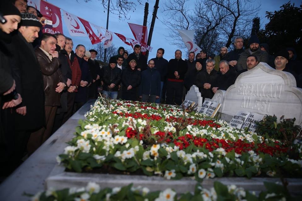 Prof. Dr. Necmettin Erbakan Vefatının 6’ncı Yılında Kabri Başında Anıldı