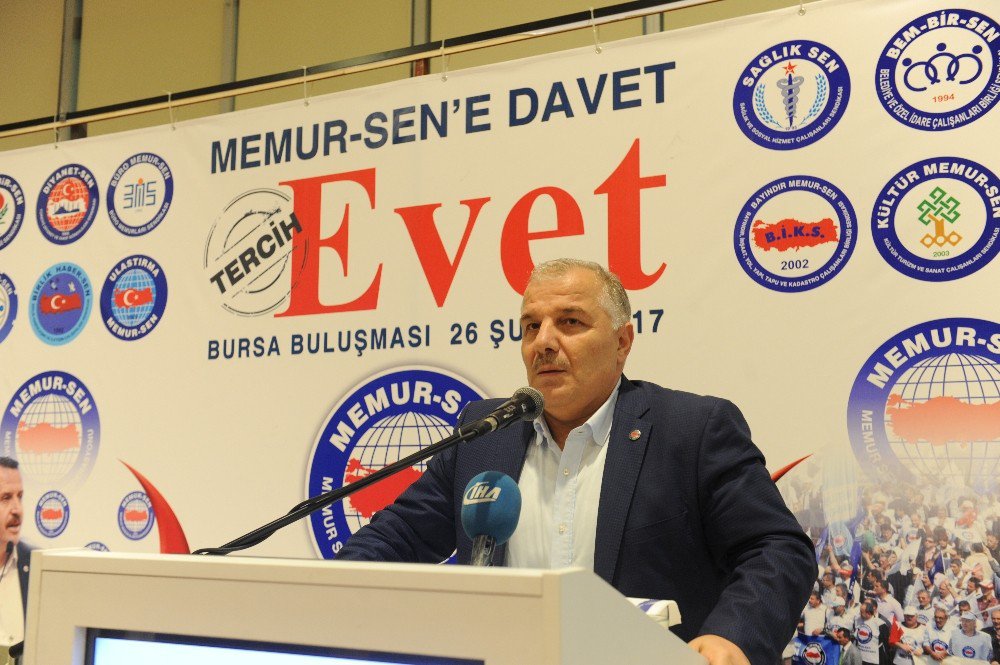 Memur-sen’den Referandum Toplantısı