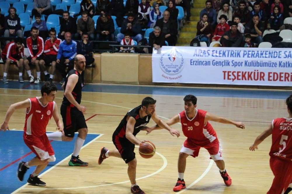 Erzincan Gençlik Basketbol Spor Kulübünden Farklı Galibiyet