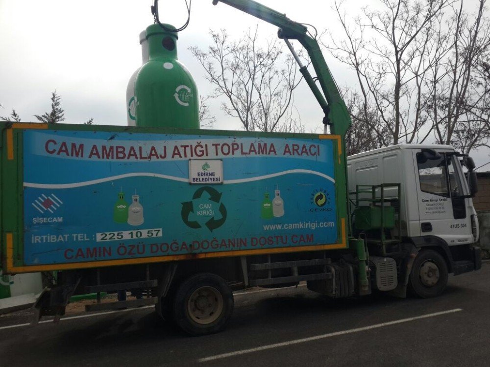 Kırklareli’de Cam Atıklar Toplanmaya Başlandı