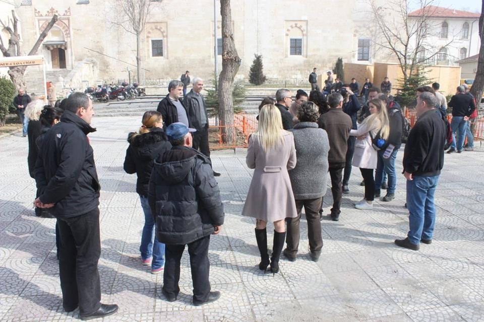 Edirne’de Emek Pazarına Kurulan Kulübelere Tepki