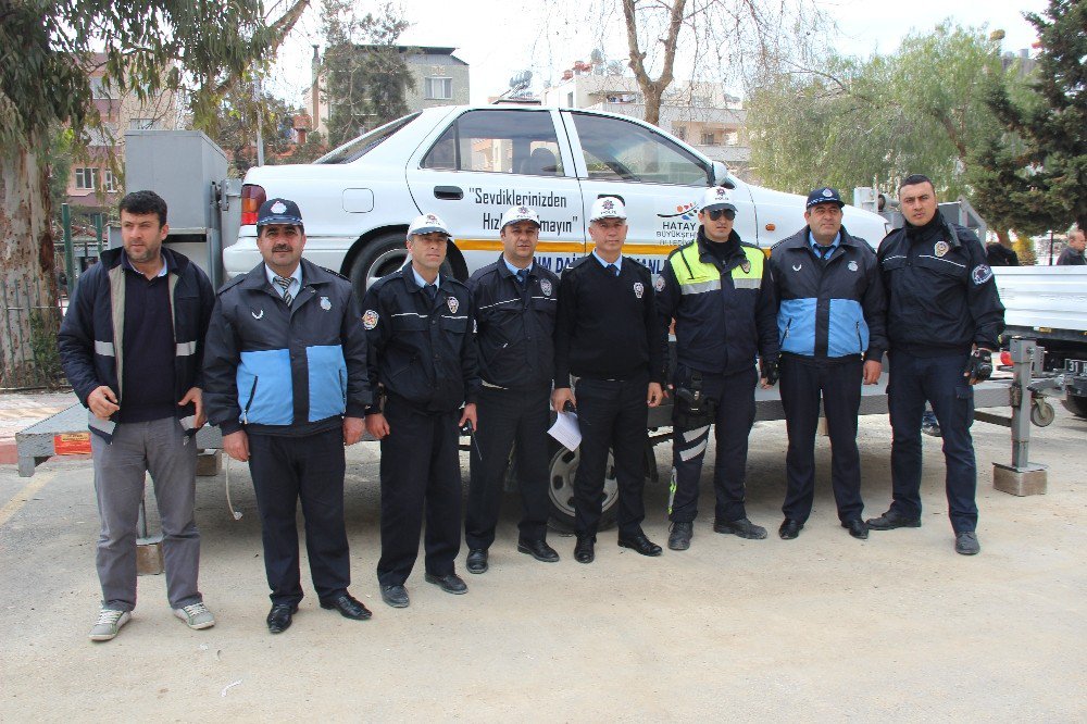 Samandağ’da Trafik Güvenliği Çalışması