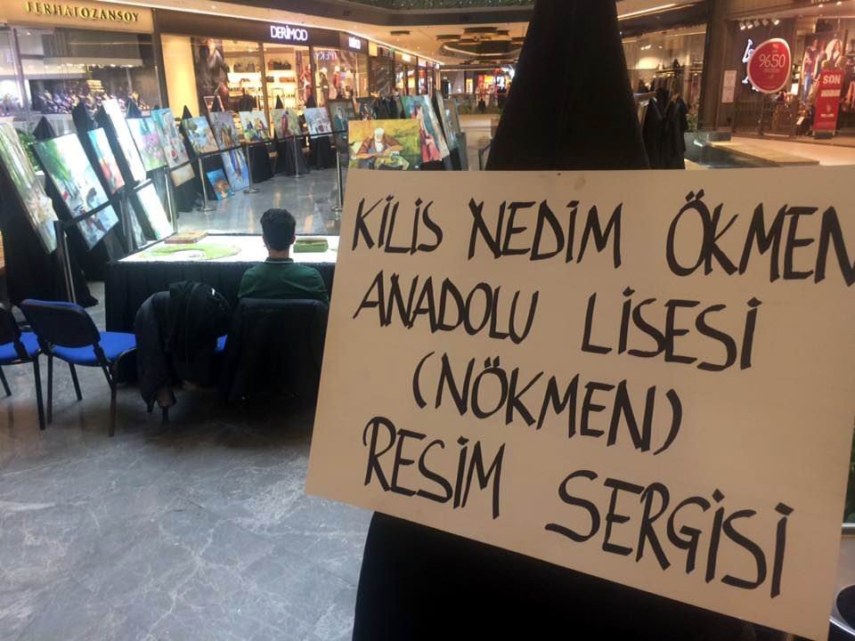 Nedim Ökmen Anadolu Lisesinden Resim Sergisi