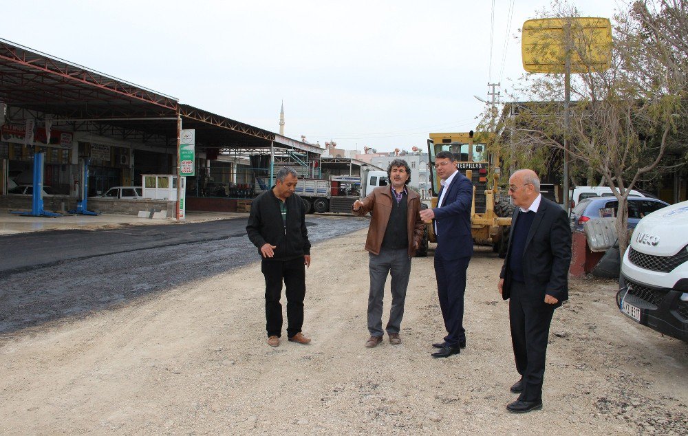 Silifke Sanayi Yolları Sıcak Asfaltla Buluşuyor