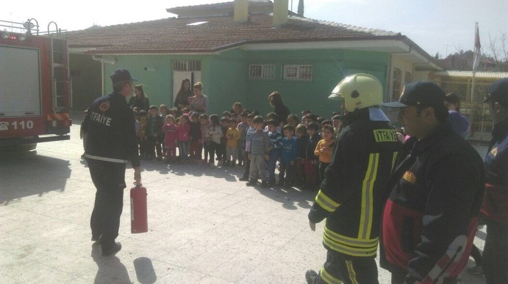 Anaokulu Öğrencilerine Yangın Eğitimi