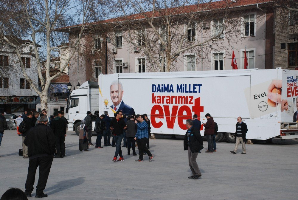 Tokat’ta Başbakan Mitingi Hazırlıkları