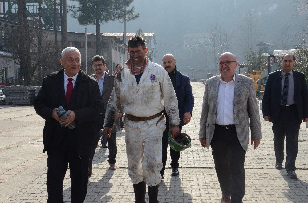 Zonguldak’ta Madene İnen Feyzioğlu: "Devletin Koşulları, Özel İşletmelerin Koşullarından Daha İyi"