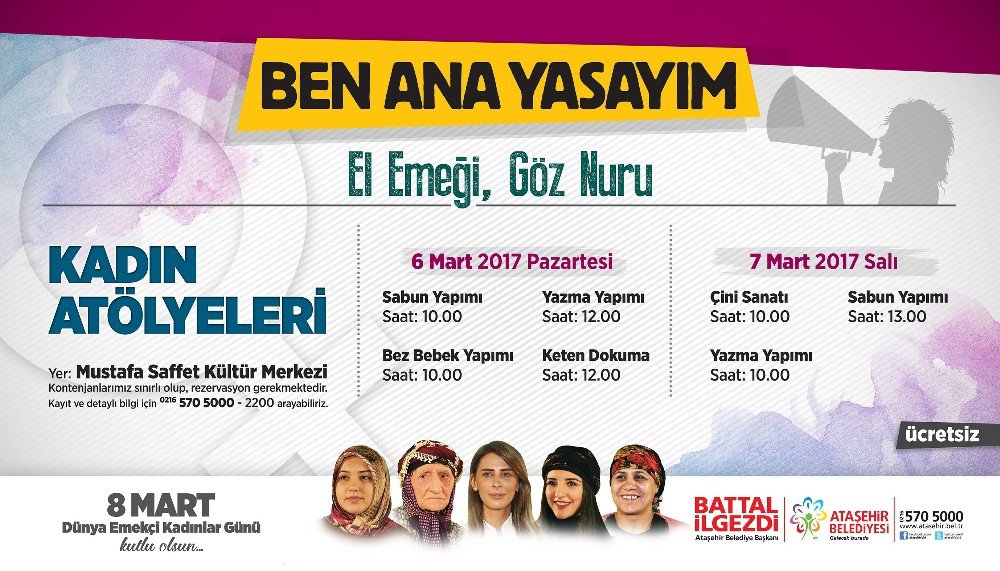 Mart Ayı Ataşehir’de Sıcacık Geçecek