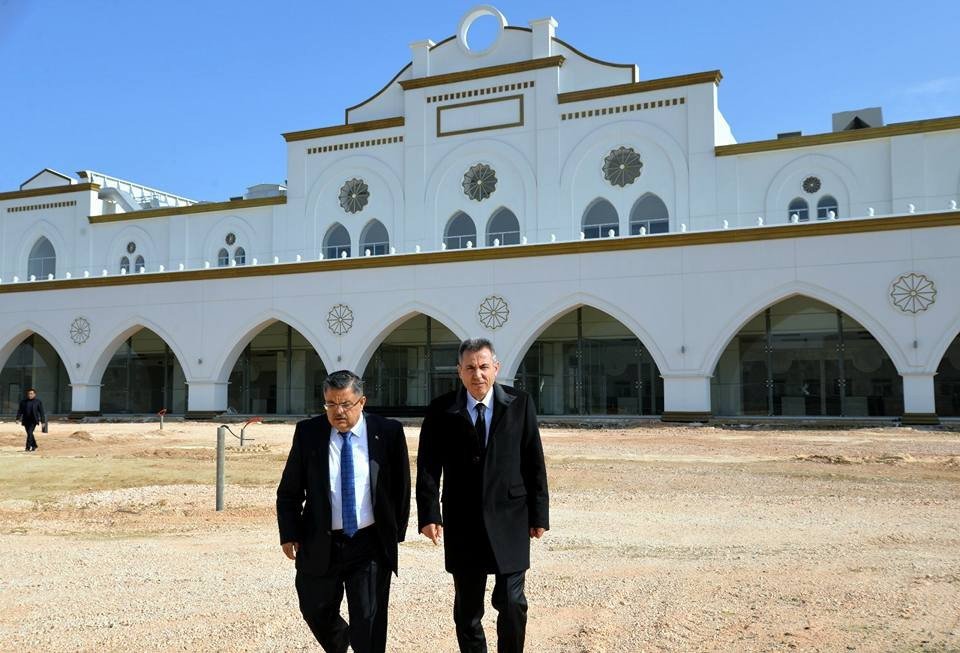 Başkan Yağcı Ve Vali Elban, Yapımı Devam Eden Yeni Otogar Binasında İncelemelerde Bulundu