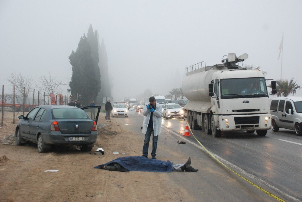 Ters Şeride Giren Otomobil Dehşet Saçtı: 1 Ölü