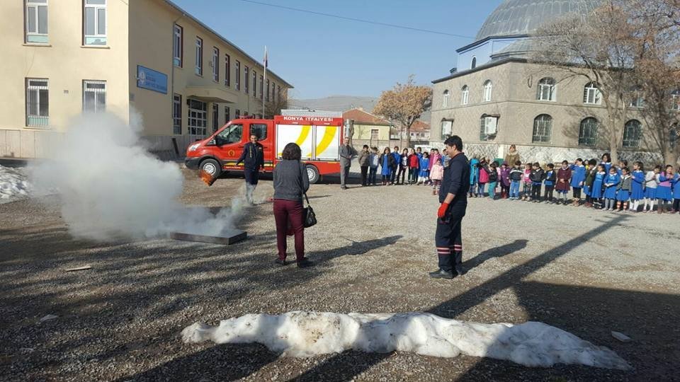 Kulu’da Yangına Müdahale Ve Kurtarma Tatbikatı Yapıldı