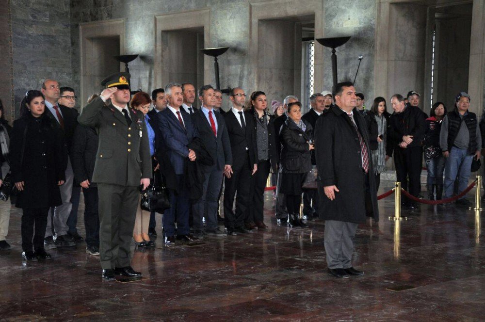 Sivil Savunma Uzmanlarından Anıtkabir’e Ziyaret