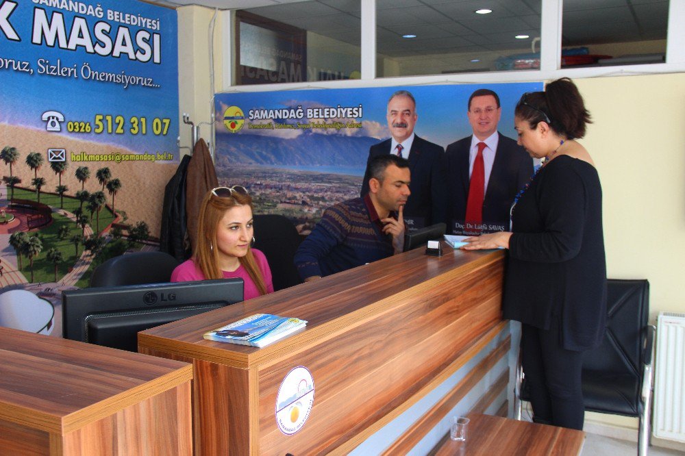 Samandağ Belediyesi’nden Personele Sağlık Taraması