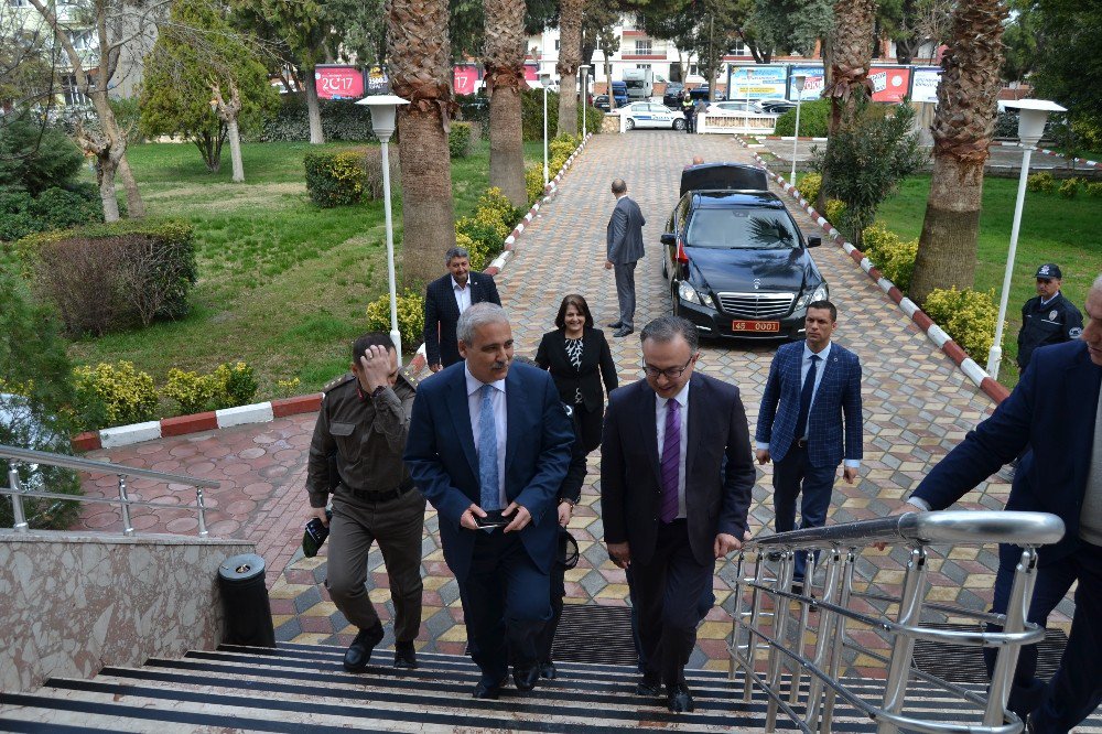 Vali Güvençer’den Kaymakam Özcan’a Ziyaret