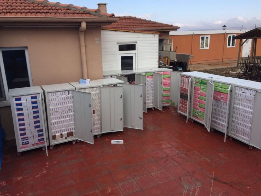 Kamyondaki Zulada 41 Bin 280 Paket Kaçak Sigara Ele Geçirildi