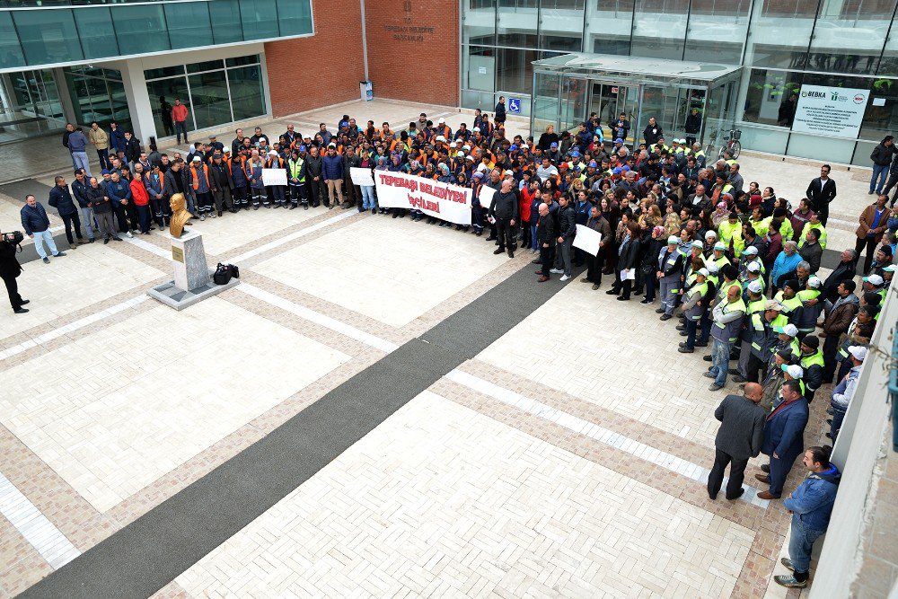 Başkan Ataç’a Emekçilerden Destek