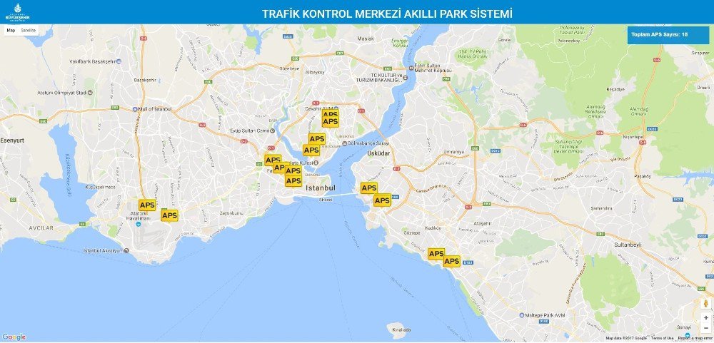 Akıllı Otopark Tabelaları İstanbul’da Yaygınlaşıyor