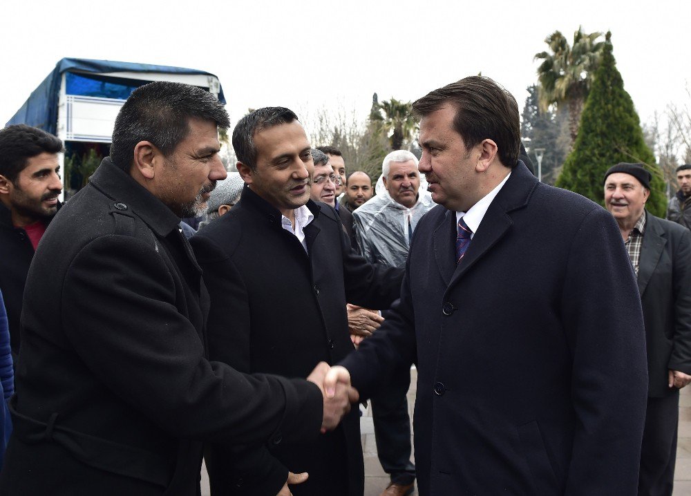 Kahramanmaraş’ta Çiftçiye Fidan Desteği