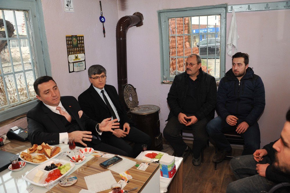 Başkan Bakıcı Yenidoğan Mahalle Esnafı İle Kahvaltıda Buluştu