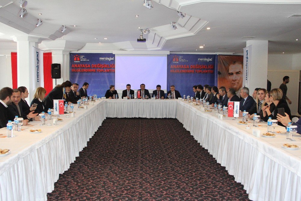 Mersin Giad’dan ‘Anayasa Değişikliği Bilgilendirme Toplantısı’