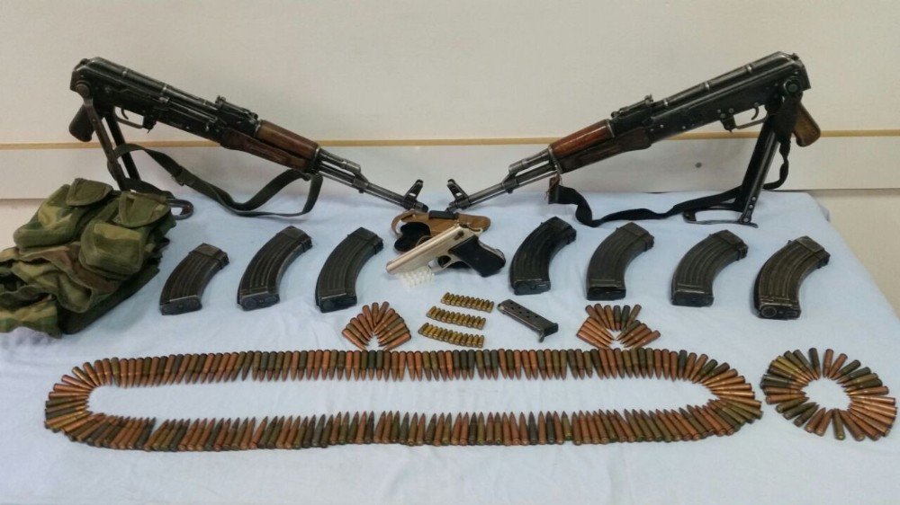 Siirt’te Silah Ve Mühimmat Ele Geçirildi