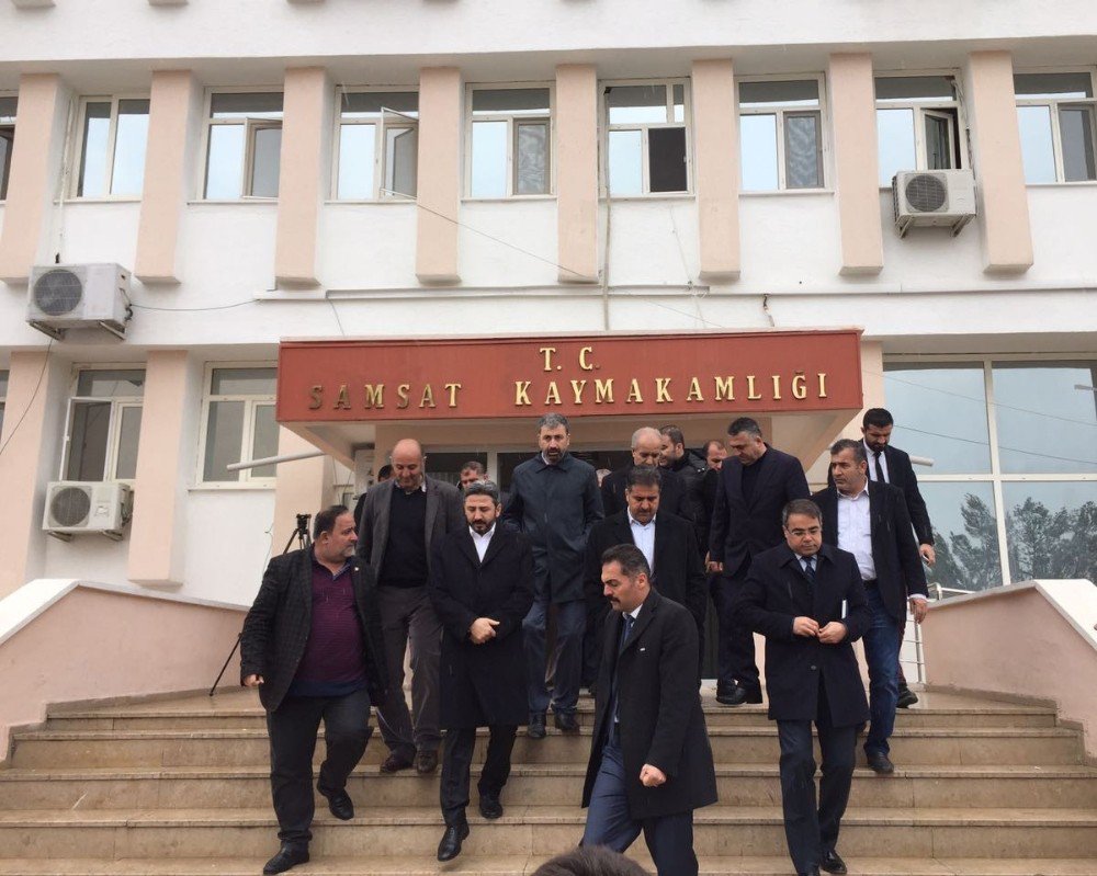 Tbmm Başkanvekili Aydın, Depremin Merkez Üssü Samsat’ta İnceleme Yaptı