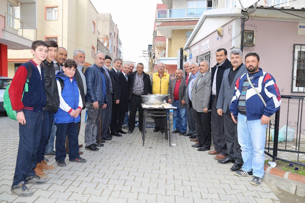 Başkan Şirin Pilav Hayrına Katıldı