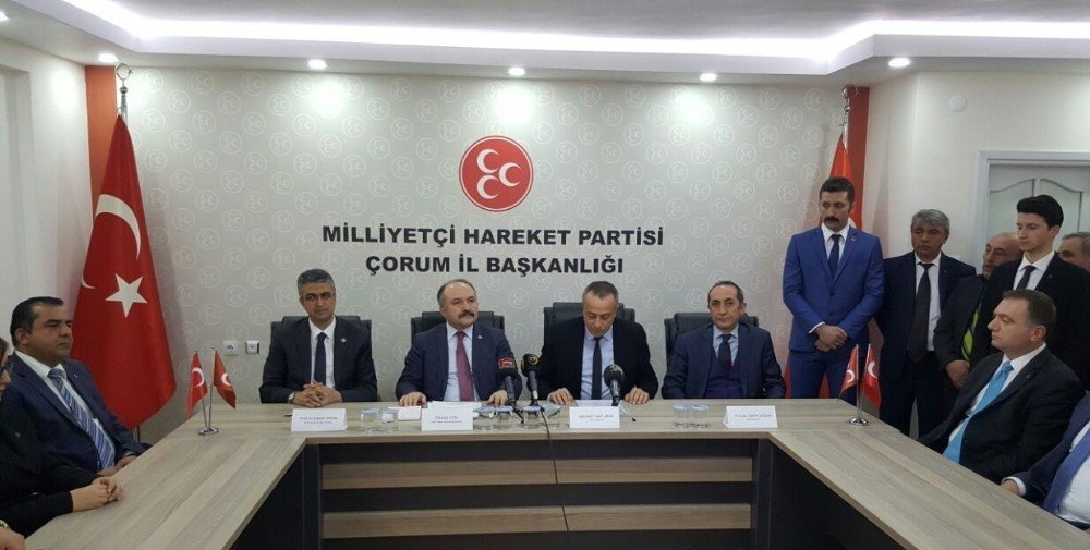 Mhp Çorum’da Referandum Startını Verdi