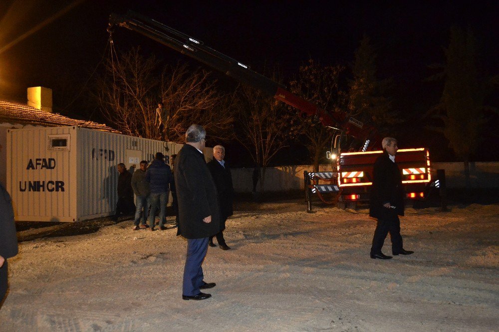 Deprem Sonrası Barınma Merkezi Kuruldu