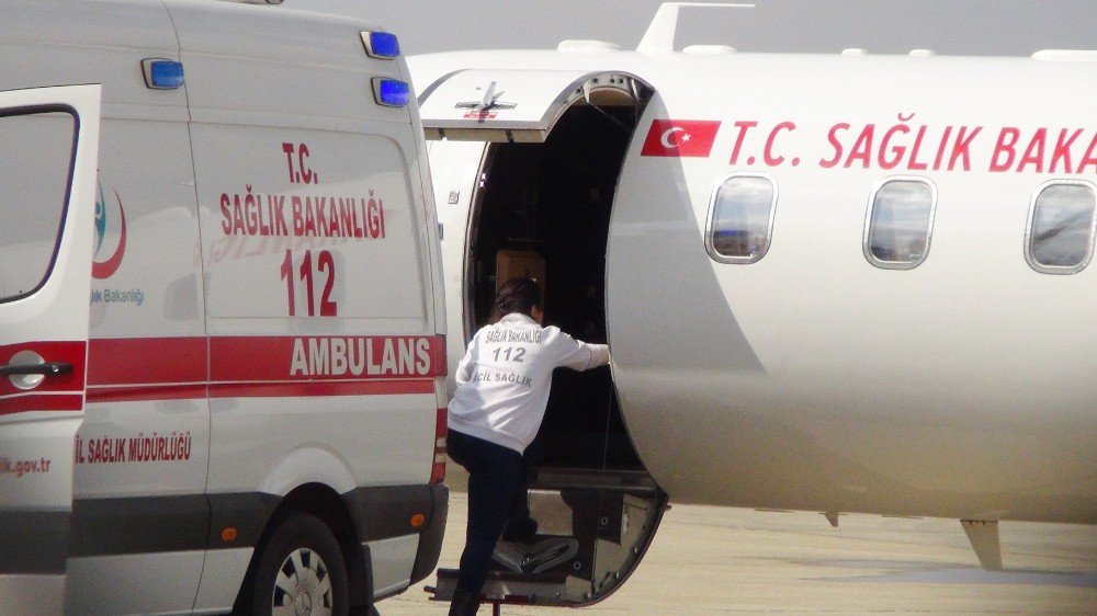 Kalp Hastası Bebeğe Ambulans Uçak