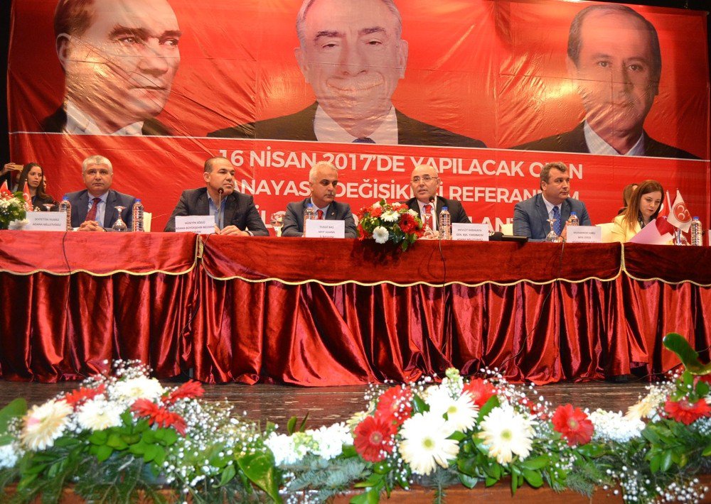 Adana’da Mhp Referandum Bilgilendirme Toplantısı Gerçekleşti