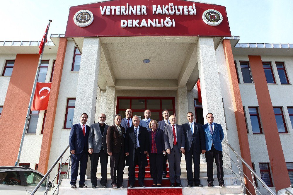 Rektör Çomaklı Ve Yönetiminden, Tıp Fakültesi Ve Veteriner Fakültesi’ne Ziyaret