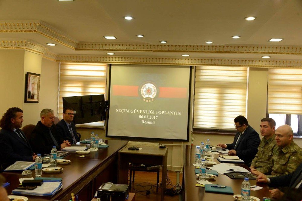 Tunceli’de Seçim Güvenliği Toplantısı Yapıldı