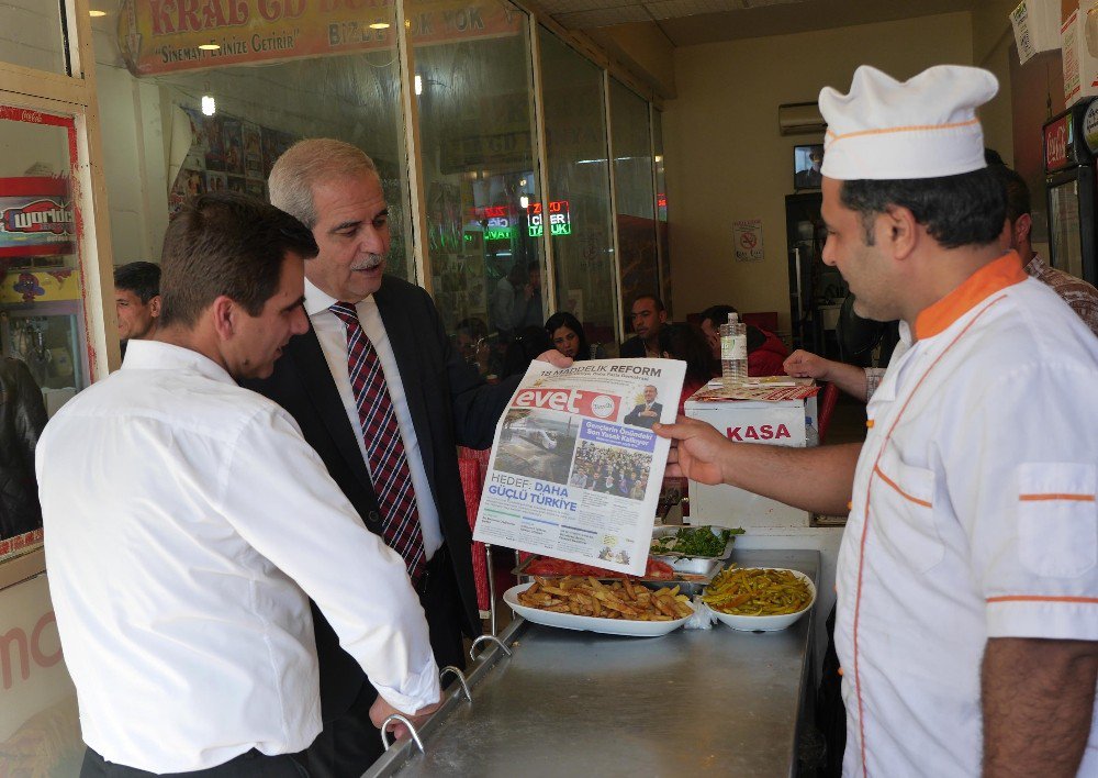 Başkan Demirkol Evet Turunu Sürdürdü