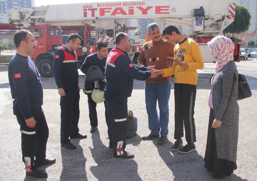 Engelli Çocuğun İtfaiyecilik Hayali Gerçek Oldu